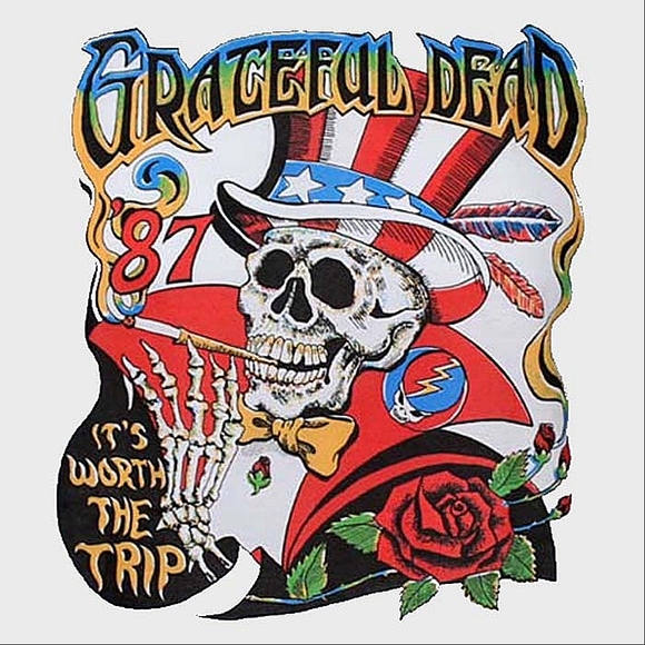Grateful Dead Worth The Trip Lightweight Shirt - Picture 3 of 3
